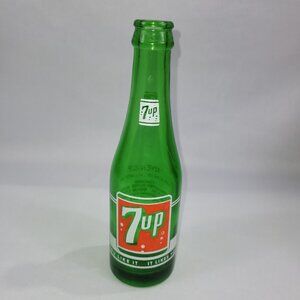 7up Soda Pop Vintage Bottle Soft Drink 7 fl oz Blackwoods Beverages
